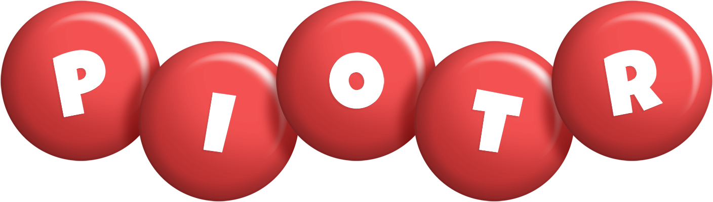 Piotr candy-red logo