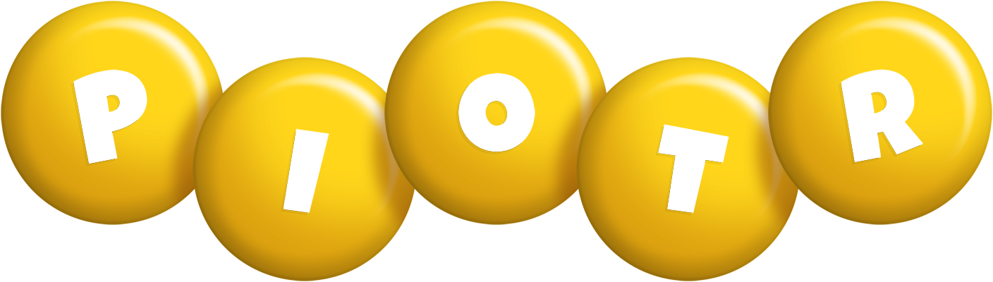 Piotr candy-yellow logo