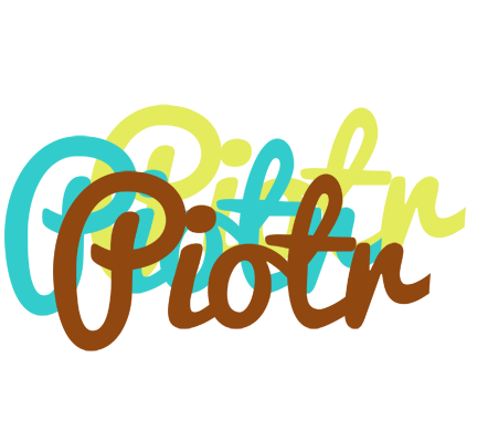 Piotr cupcake logo