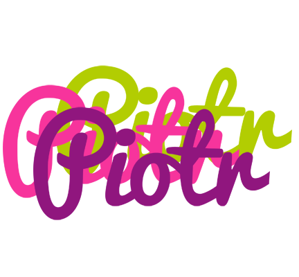 Piotr flowers logo