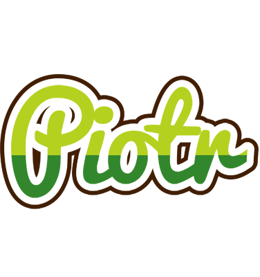 Piotr golfing logo
