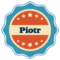 Piotr labels logo