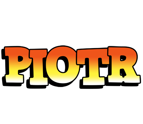 Piotr sunset logo