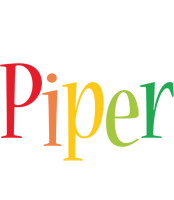 Piper birthday logo