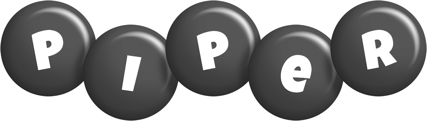 Piper candy-black logo