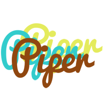 Piper cupcake logo