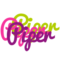 Piper flowers logo