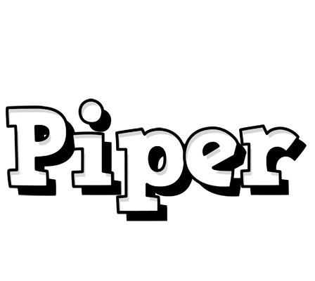 Piper snowing logo