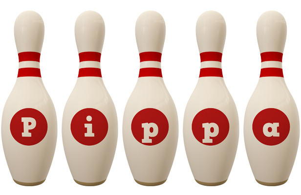 Pippa bowling-pin logo