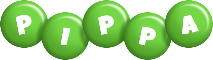 Pippa candy-green logo