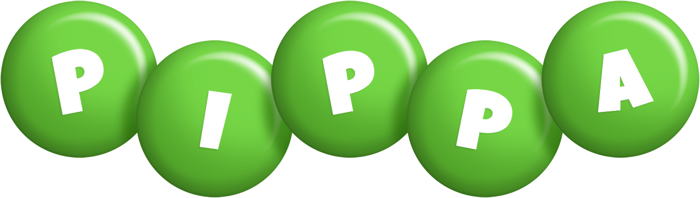 Pippa candy-green logo
