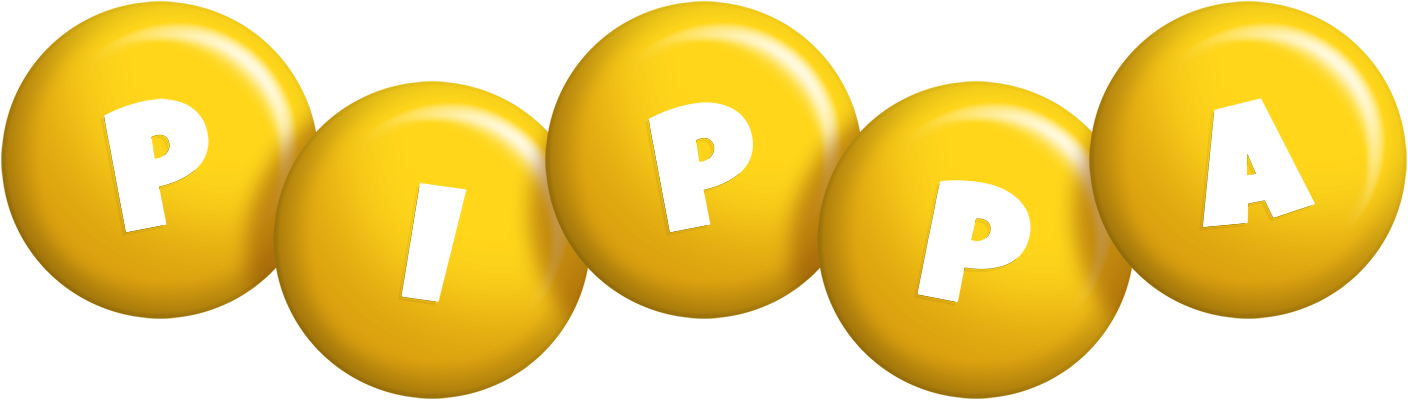 Pippa candy-yellow logo