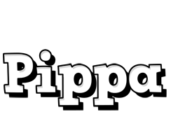 Pippa snowing logo