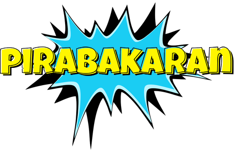 Pirabakaran amazing logo