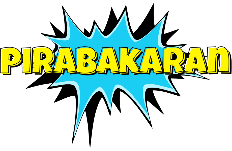 Pirabakaran amazing logo