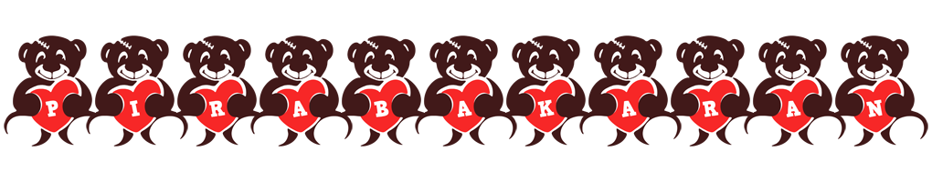 Pirabakaran bear logo