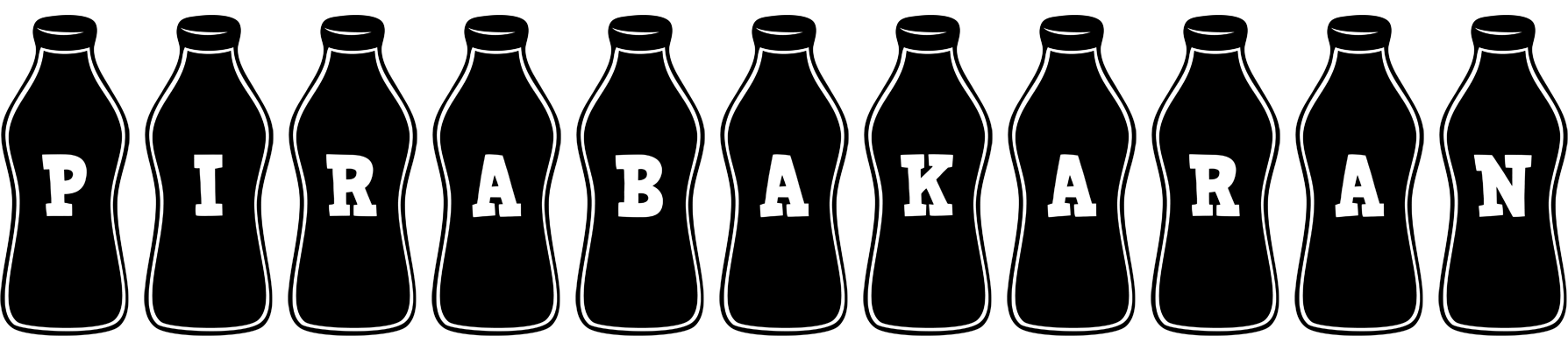 Pirabakaran bottle logo