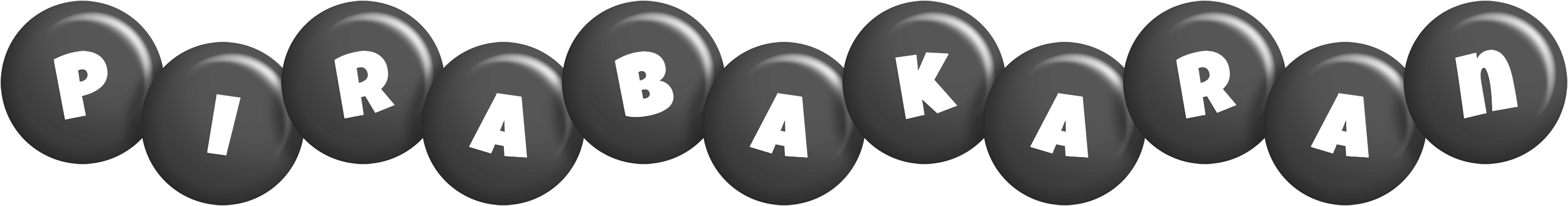 Pirabakaran candy-black logo