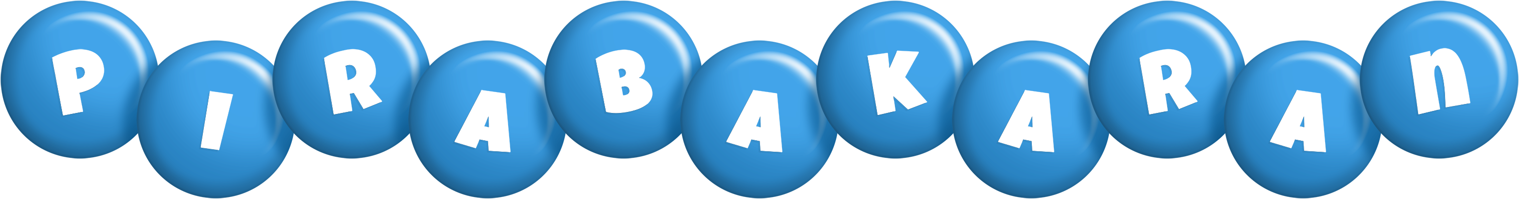 Pirabakaran candy-blue logo