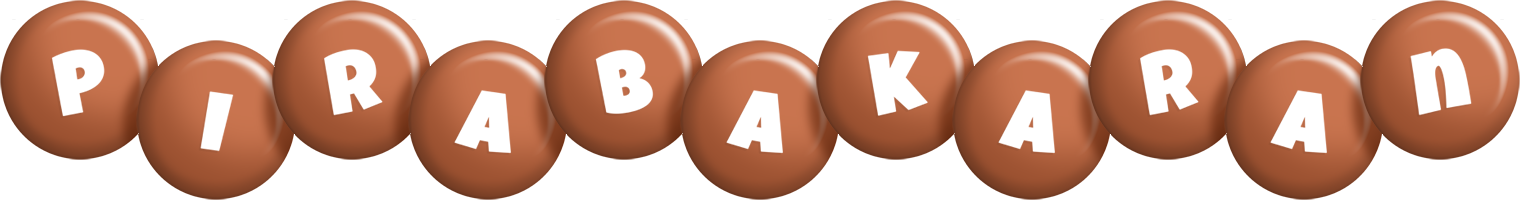 Pirabakaran candy-brown logo