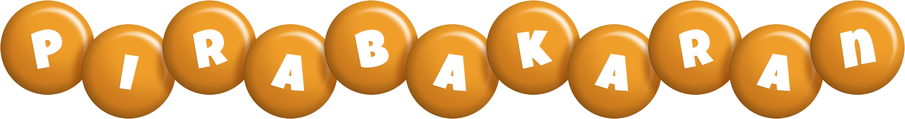Pirabakaran candy-orange logo