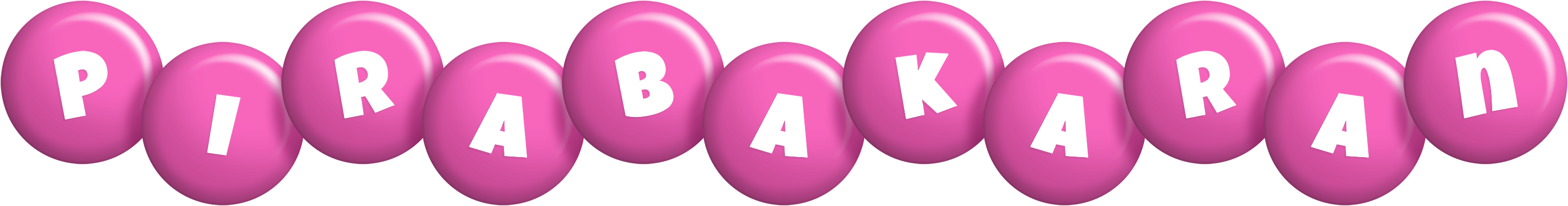 Pirabakaran candy-pink logo