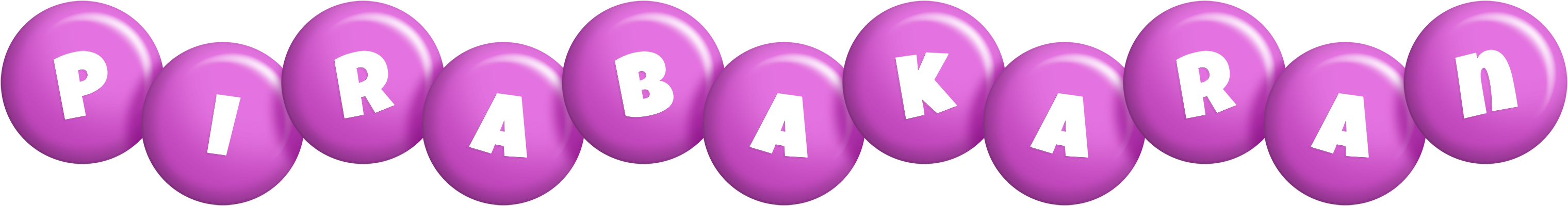 Pirabakaran candy-purple logo
