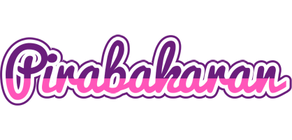 Pirabakaran cheerful logo