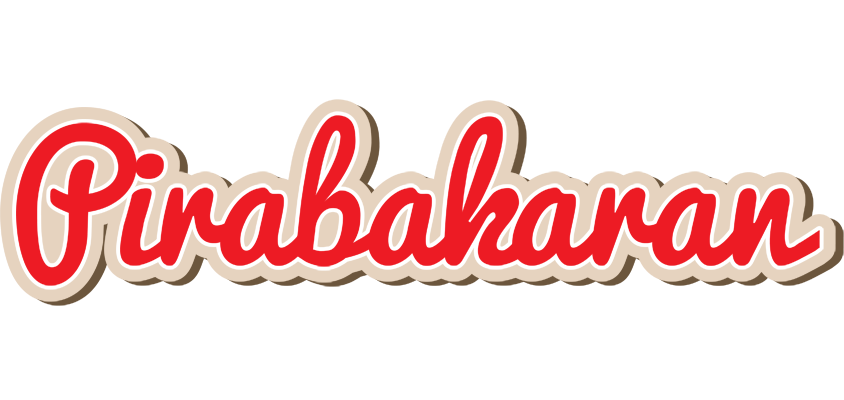 Pirabakaran chocolate logo