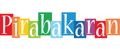 Pirabakaran colors logo