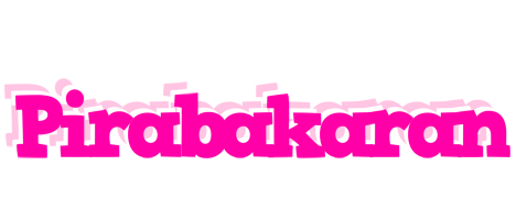 Pirabakaran dancing logo