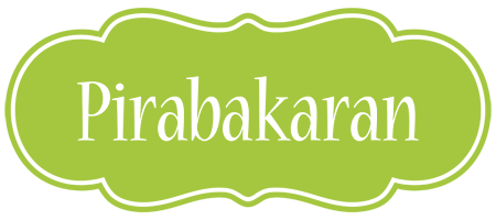 Pirabakaran family logo