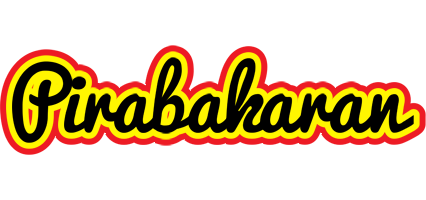 Pirabakaran flaming logo