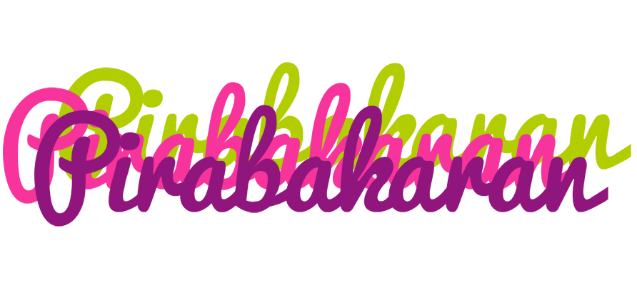 Pirabakaran flowers logo