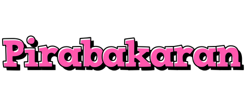 Pirabakaran girlish logo