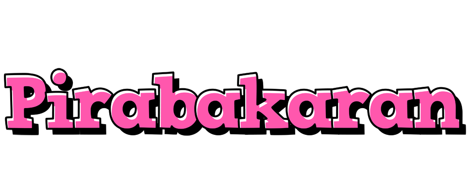 Pirabakaran girlish logo