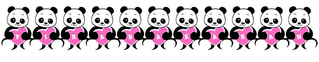 Pirabakaran love-panda logo