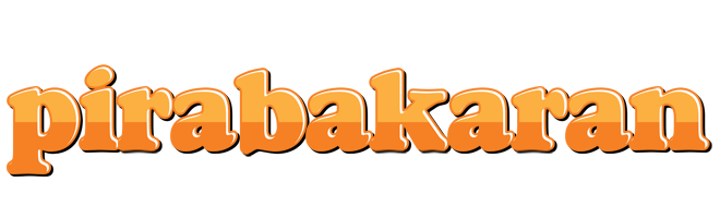 Pirabakaran orange logo