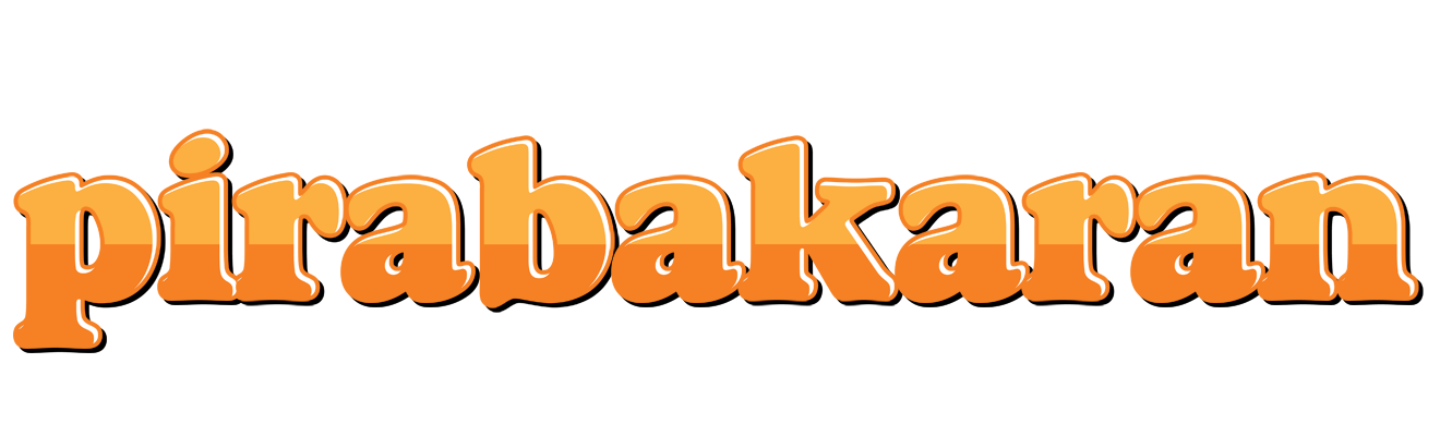 Pirabakaran orange logo