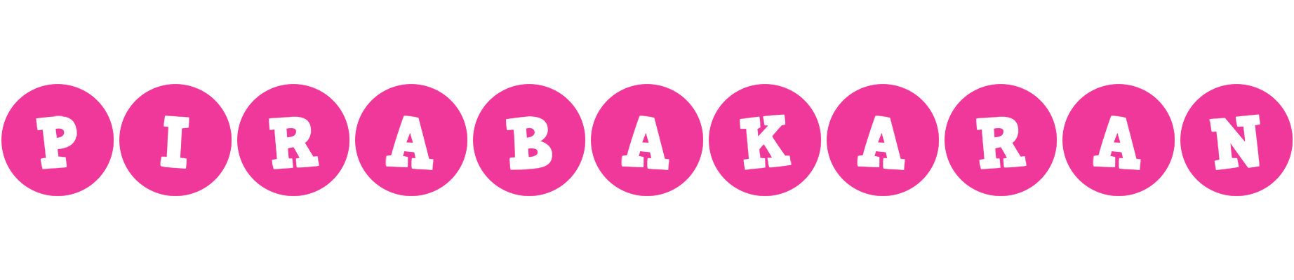 Pirabakaran poker logo