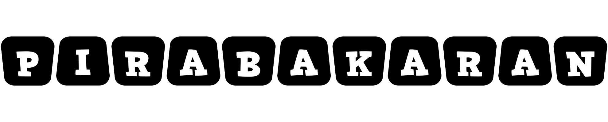 Pirabakaran racing logo