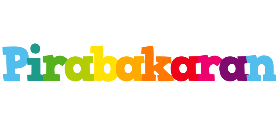 Pirabakaran rainbows logo