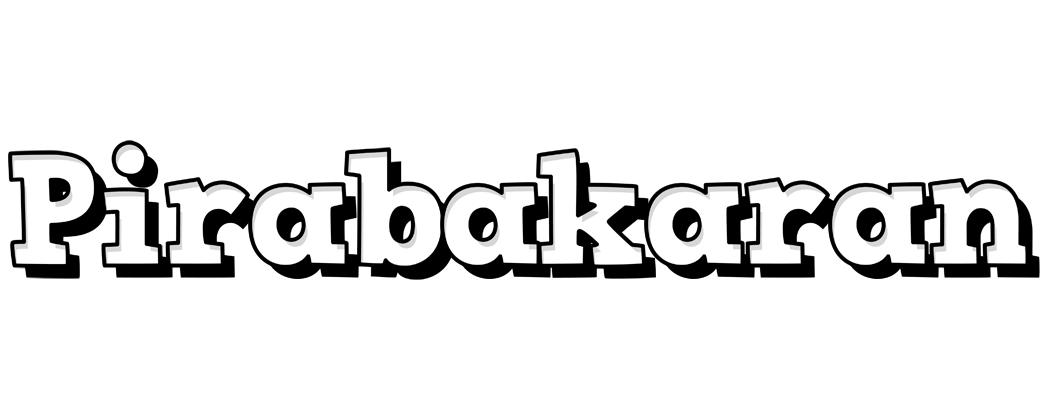 Pirabakaran snowing logo