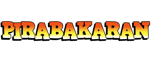 Pirabakaran sunset logo