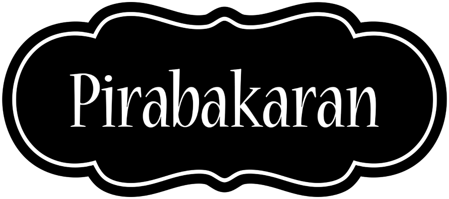 Pirabakaran welcome logo