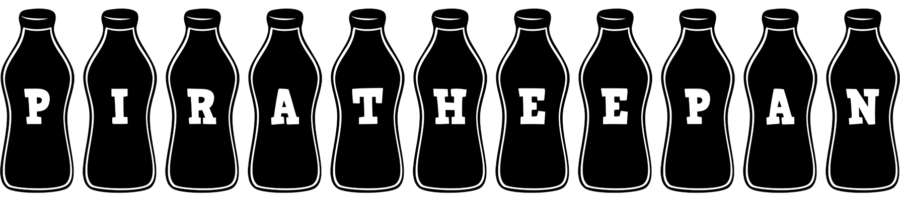 Piratheepan bottle logo