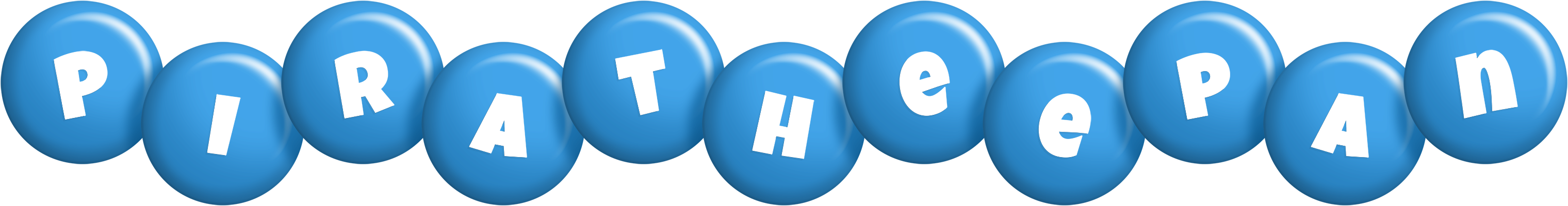 Piratheepan candy-blue logo