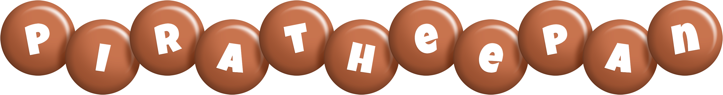 Piratheepan candy-brown logo