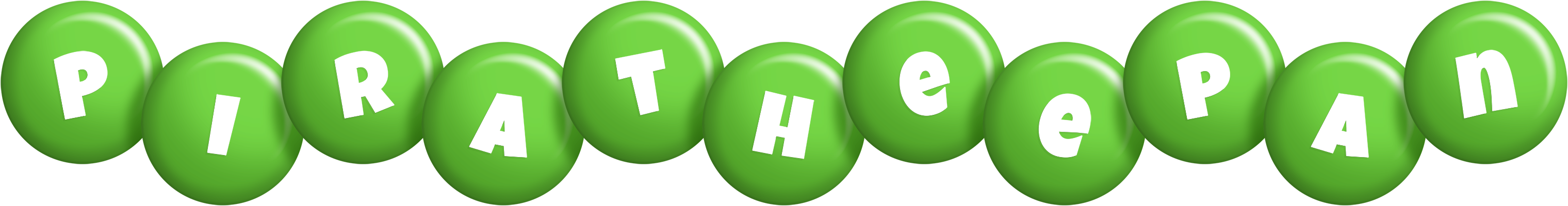 Piratheepan candy-green logo