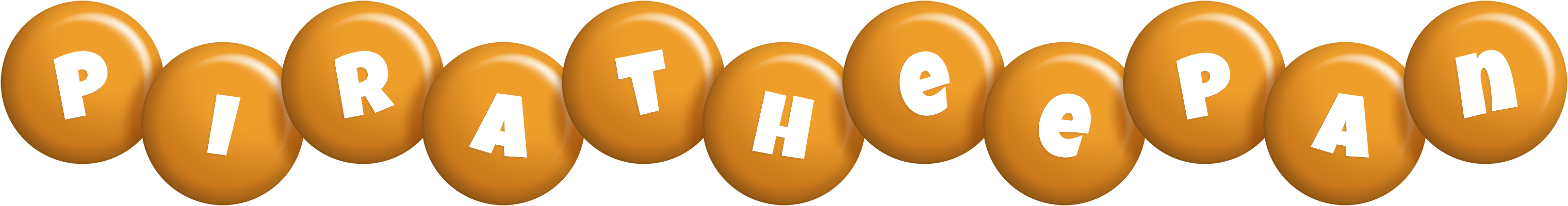Piratheepan candy-orange logo